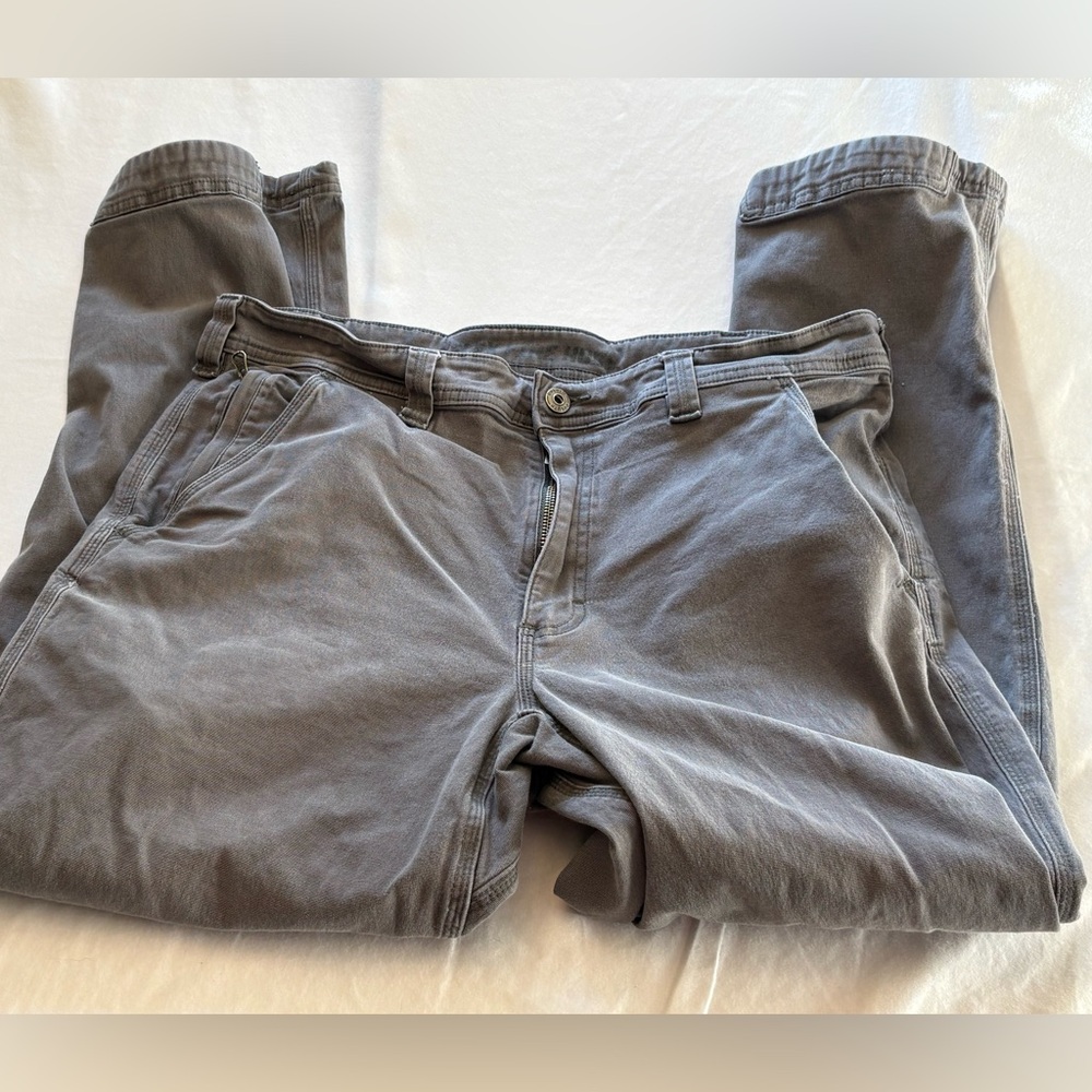 Duluth Trading Co Gray Straight Leg Jeans